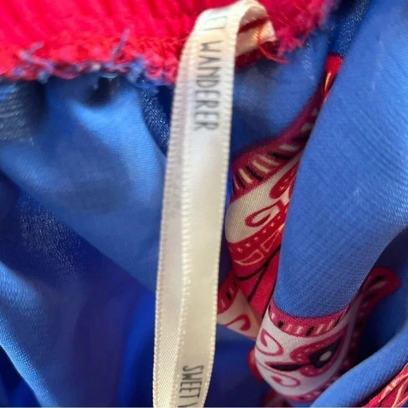 SWEET WANDERER Boho Colorful Shorts Sz Medium Festival Beachy Vacation Tropical - Picture 5 of 11